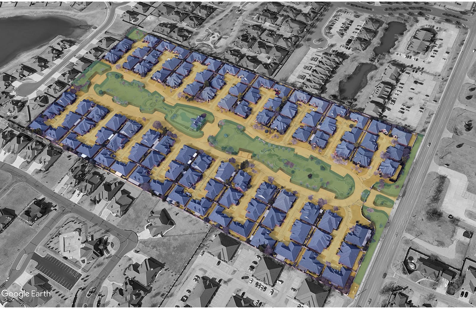 Edinburgh — aerial site overview